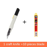 Paper cutter precision utility knife 30 degree 9mm blade carving carton craft knife multifunctional small metal knife stationery