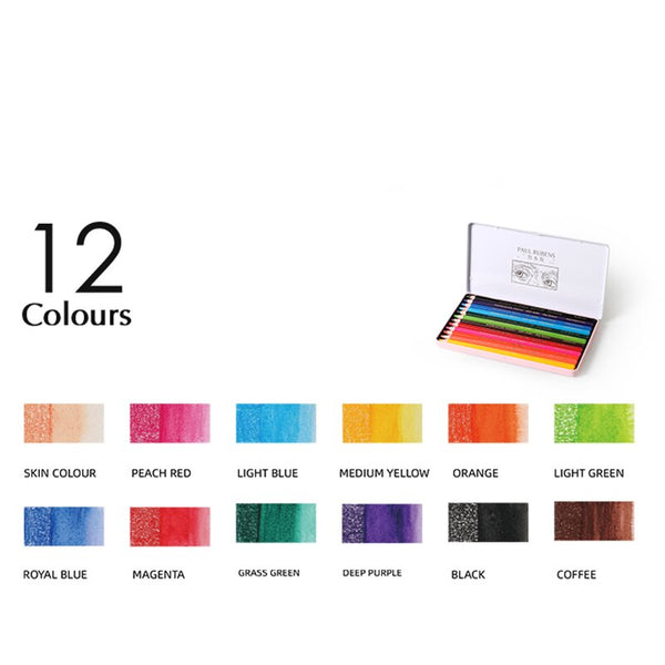 72/48/36/24/12 Professional Oil Color Pencil Set Watercolor Drawing Co –  AOOKMIYA