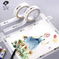 Paul Rubens2.5cm * 20m Masking Tape Student Drawing Special Sketch Gouache Paper Tape Sketch Art Supplies