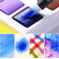 Portable 12/18/24/36Colors Solid Pigment Watercolor Paints Set With Water Color Brush Pen For Painting Professional Art Supplies