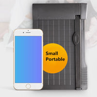 Portable A5 paper cutter 1-6 inch photo card postcard built-in ruler paper cutter office stationery cutting tool