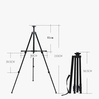 Portable Adjustable Art Metal Easel Painting Stand Aluminum Alloy Easel Oil Paint Sketch Drawing For Painting Art Supplies