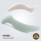 AOOKMIYA  Pregnant woman hippocampus pillow Thai natural latex humanoid shape boy girl friend pillow with legs on bed non-cylindrical