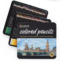 Professiona 48/50/72 Colors Oil colored pencils Sketch Colour Pencils Set for Write Drawing Lapis De Cor School Art Supplies