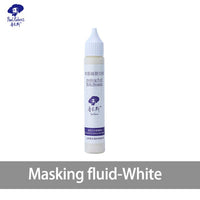 Pual Rubens 30ml blanking liquid sharp mouth blanking glue cleaning wipe covering liquid special art supplies for painting