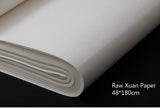 AOOKMIYA  Raw Xuan Paper 200sheets/lot Chinese Calligraphy Paper Thicken Beginner Chinese Painting Half Ripe Xuan Paper Riisipaperi