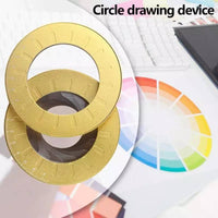 Round stainless steel drawing tool can be rotated to draw a circle ruler professional drawing compass adjustable size