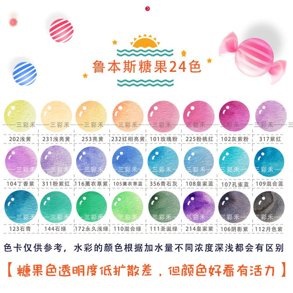 Mini Watercolor Paint Set (36)