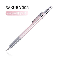 SAKURA XS-30 0.3/0.5mm Graphite Drafting Pencil Metal Shell Writting Automatic Mechanical Pencil drawing School Art Stationery