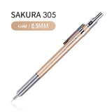 SAKURA XS-30 0.3/0.5mm Graphite Drafting Pencil Metal Shell Writting Automatic Mechanical Pencil drawing School Art Stationery