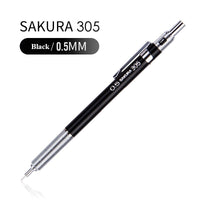 SAKURA XS-30 0.3/0.5mm Graphite Drafting Pencil Metal Shell Writting Automatic Mechanical Pencil drawing School Art Stationery