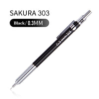 SAKURA XS-30 0.3/0.5mm Graphite Drafting Pencil Metal Shell Writting Automatic Mechanical Pencil drawing School Art Stationery