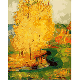 AOOKMIYASDOYUNO Paint By Numbers Scenery DIY 40x50cm Oil Painting By Numbers On Canvas Autumn Landscape Frameless Digital Hand Painting