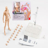 SHFiguarts BODY KUN BODY CHAN Modern Mannequins Action Figure Drawing Sketch Model With Stand For Camera Lines Stationery Set