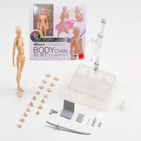 SHFiguarts BODY KUN BODY CHAN Modern Mannequins Action Figure Drawing Sketch Model With Stand For Camera Lines Stationery Set