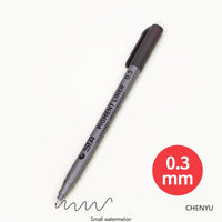 STA 9Pcs/Set Tip Fine Liner Art Marker Drawing Pen Fade Proof Micron Black Sketch Water Marker Pen for Manga Office School Set