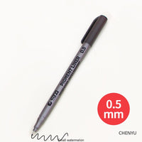 STA 9Pcs/Set Tip Fine Liner Art Marker Drawing Pen Fade Proof Micron Black Sketch Water Marker Pen for Manga Office School Set