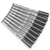 STA 9pcs Black Micron-Pen Anti-Bleed Comic Marker Waterproof Brush Needle pens Archival ink Multiliner Fineliner Sketch Markers