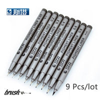 1 Pcs Pigment Liner Micron Pens Neelde Drawing Manga Pen Brush Art Markers  Waterproof Fineliner Sketching Pen Stationery - AliExpress