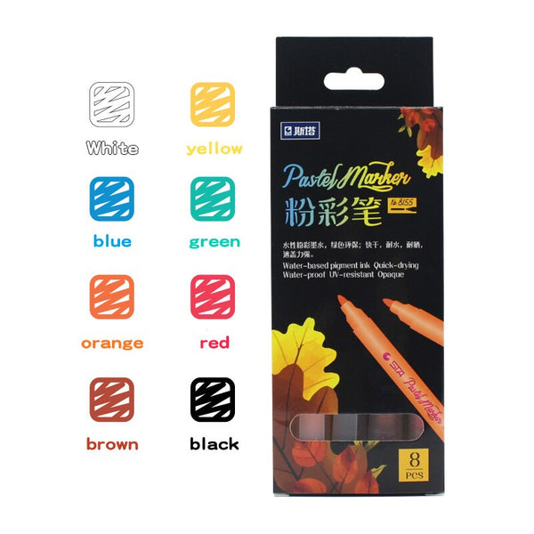 10 Colors/Set Metallic Brush Marker Pens For Lettering Painting Pen For Black  Paper, Scrapbook, Script Lettering, Mug Design