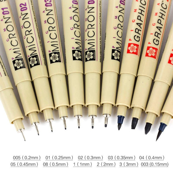 Sakura Pigma Micron Pens 05 (0.45mm) Black