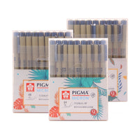 Sakura XSDK 005/01/2/3/4/5/8/1.0 Pigma Micron Fine Line Pen Set Multi-Color Needle Drawing Brush Pen Sketching Art Supplies