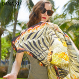 Silk Long Scarf Luxury Brand Women New Design Beach Blanket Shawl Wear Swimwear Bandana Hijab Face Shield Foulard 245*110cm 2019