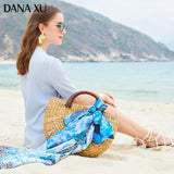 Silk Long Scarf Luxury Brand Women New Design Beach Blanket Shawl Wear Swimwear Bandana Hijab Face Shield Foulard 245*110cm 2019