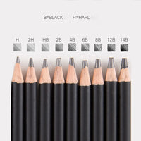 Sketch Pencil Set Professional Sketching  Charcoal Drawing Kit Wood Pencils Set For Painter School Students Art Supplies