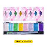 Superior 5/8 Color Pearlescent Solid Watercolor Paint Set Acuarelas Profesionales Pigment Artistic Painting art Supplies