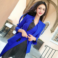 AOOKDRESS spring new skirt suit Korean commuter temperament slim vest stitching dress small suit jacket