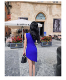 AOOKDRESS spring new skirt suit Korean commuter temperament slim vest stitching dress small suit jacket