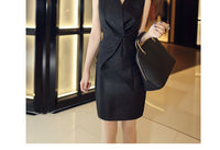 AOOKDRESS professional summer dress new fashion style sleeveless dress vest bag hip skirt dress OL suit