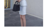 professional summer wear new pure white professional skirt suit OL dress overalls two-piece uniform women