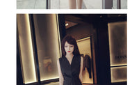 AOOKDRESS professional summer dress new fashion style sleeveless dress vest bag hip skirt dress OL suit