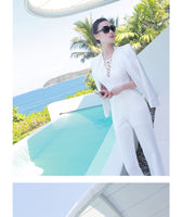 spring new Korean version of slim and slim commuter temperament OL small suit ladies casual Joker plus size suit