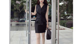 AOOKDRESS professional summer dress new fashion style sleeveless dress vest bag hip skirt dress OL suit