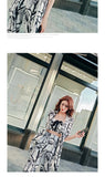 AOOKDRESS spring/summer dress new fashion temperament women's pants set sexy wrap corset print hit color thin foot trousers