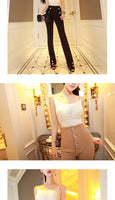 AOOKDRESS summer new sexy sling sleeveless bottoming shirt slim elastic vest Joker sweater women 1911A