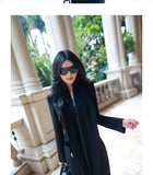 AOOKDRESS spring new professional wear temperament OL slim slim fashion white-collar long trench coat women