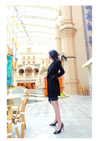 AOOKDRESS spring/summer dress new commuter temperament sexy bag hip sleeveless bottomless vest skirt OL grid dress