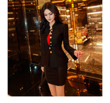 AOOKDRESS spring Korean commuter temperament professional small suit skirt long sleeve slim slim slim jacket female 1909A