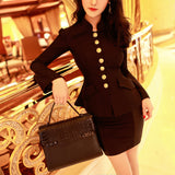 AOOKDRESS spring Korean commuter temperament professional small suit skirt long sleeve slim slim slim jacket female 1909A