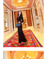 AOOKDRESS Spring Dress New Skirt Set Stylish Sexy Lace Stitched Sleeveless Dress Long Skirt Suede Jacket Boomer