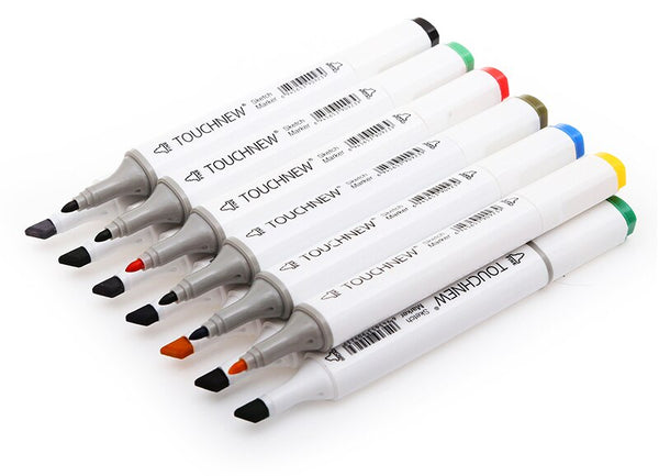Touchnew 30/40/60/80 Colors Alcohol Markers Set Dual Tip Drawing Sketch  Marker Pen Painting