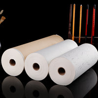 AOOKMIYA  Thicken Chinese Rolling Xuan Paper 100m Chinese Raw Rice Paper Student Adult Brush Calligraphy Ink Painting Paper Rijstpapier