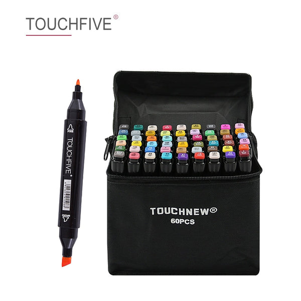 Touchfive Markers Sketching Markers 168 Color Pens Brush Pen