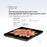 VIVO X Fold + 5G MobilePhone 8.03 inch Folded Screen 2K E5 120Hz AMOLED Snapdagon 8+ Octa Core 80W SuperCharge NFC