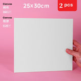 Various size oil painting board white blank square artist canvas oil painting board acrylic paint oil canvas board art supplies