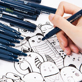 Waterproof Sketch Comic Micron Art Marker Pen 6/9 Pcs Pigment Liner Water Based For Drawing Handwriting School office stationery